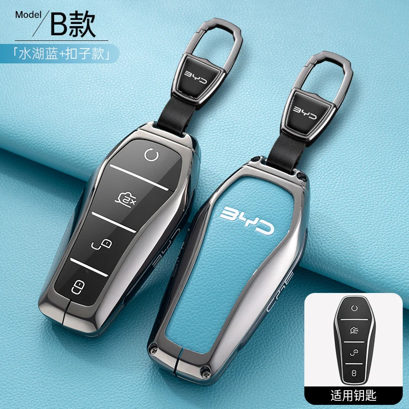 

Car Key Case Holder Cover Buckle For BYD Atto 3 Han EV Dolphin Durable Second Song Pro Tang Dm QIn PLUS MAX Yuan 3 colors