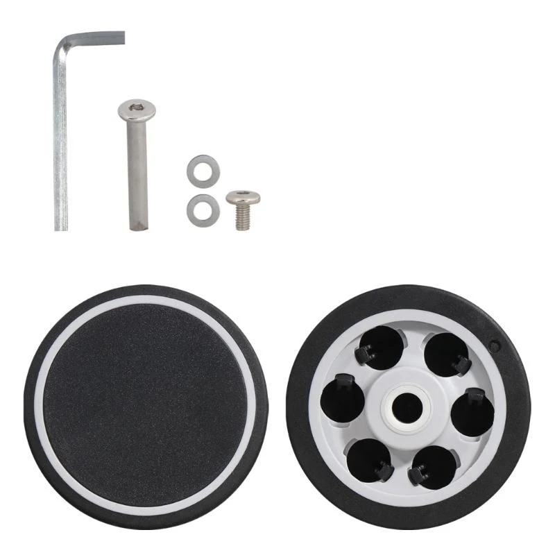 1PC Practical PVC Luggage Replacement Quiet Suitcase Casters for Travel Suitcases Trolley Case