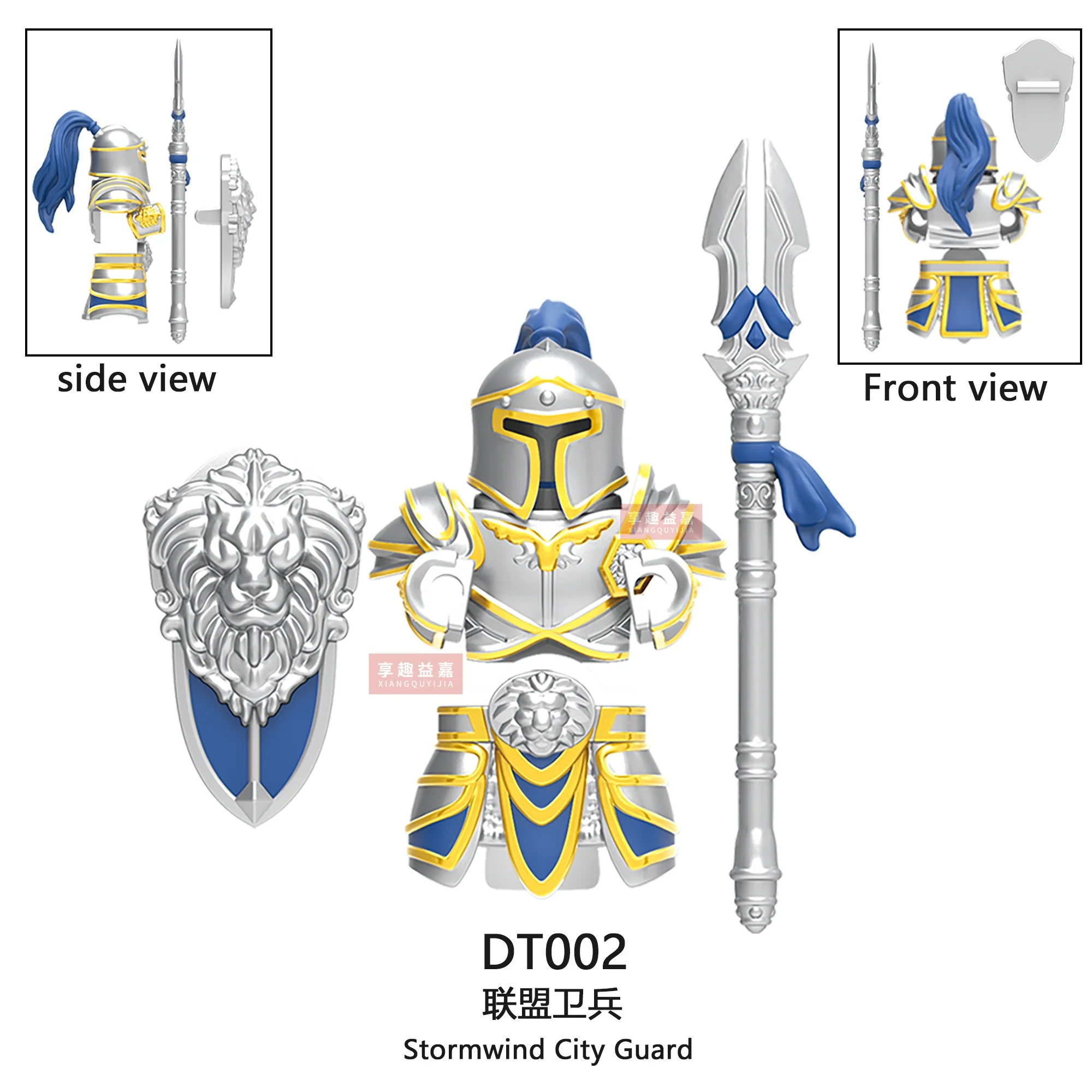 MOC Building Blocks Minifigure DT014 DT015 Assembled Ornament Cartoon Animation Game Toy Model Gift Collection Lady Liberty