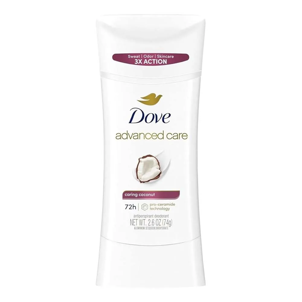 Dove Advanced Care 72H Caring Coconut Deodorant 2.6oz
