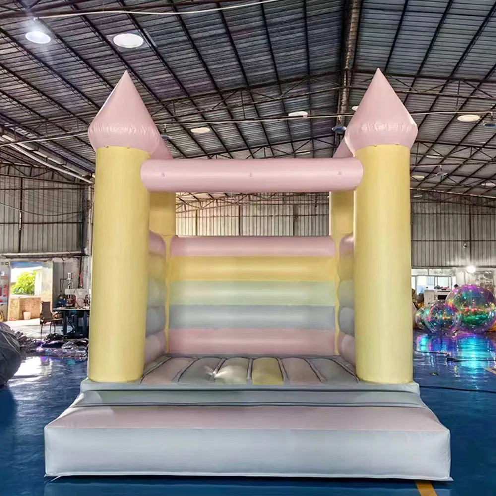 Grande castelo inflável Jumper Bouncy, casa colorida para crianças e adultos, festa de casamento, recém-comercial, 10 13ft