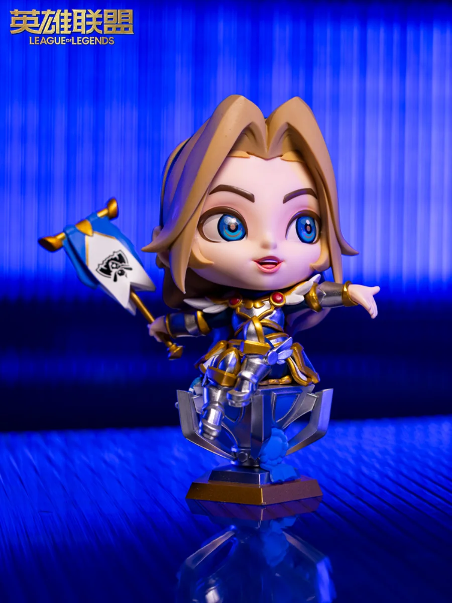 S14 2024 League of Legends World Championship Collect Gift Box Viego Luxanna Crownguard Action Figure Plush Doll Model Toys