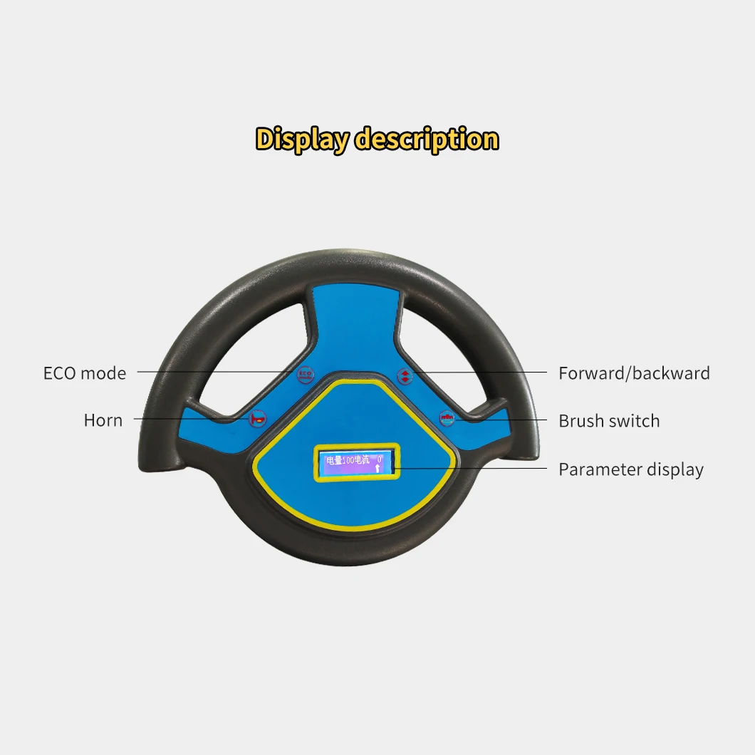 เครื่องดูดฝุ่นแบบนั่งขับสำหรับงานอุตสาหกรรมเชิงพาณิชย์ เครื่องขัดพื้นไฟฟ้า