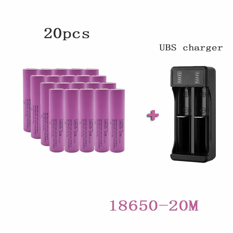 2000mAh 18650 Lithium Rechargeable Battery 3.7V New Original for GTL Evrefire Flashlight