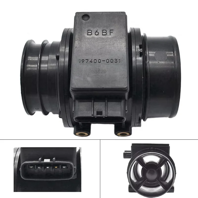 Mass Air Flow Meter MAF Sensor for Mazda Protege Miata MX-3 Kia Sephia Ford Mercury 1.6L 1.8L B6BF-13-215 B6BF13215