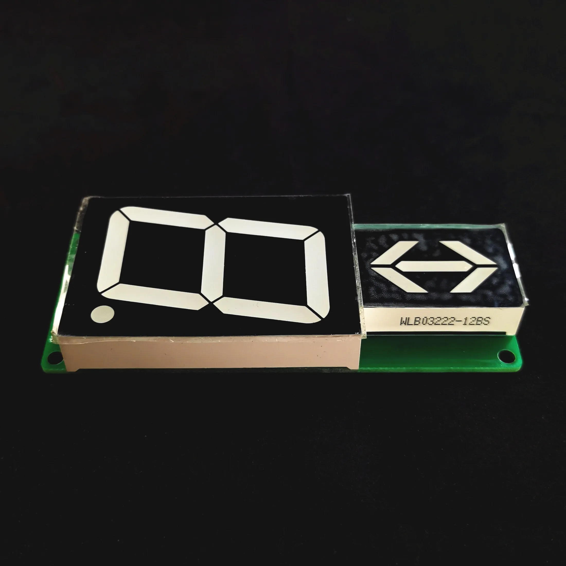 Módulo de LED de 7 segmentos com display digital de 1,8 polegadas, 1 Bits, 5 cores disponíveis, projetado para elevadores DZ23-01 produto semiacabado de 24V