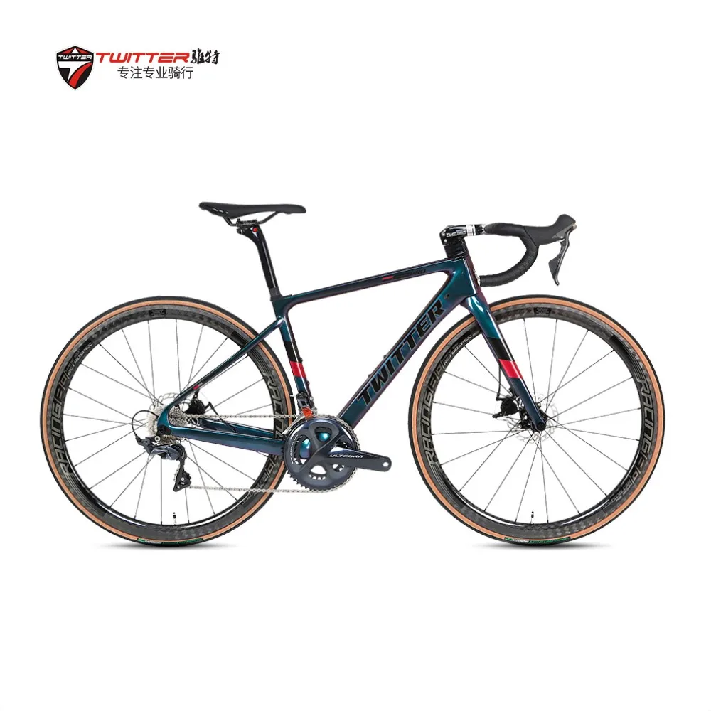 TWITTER-Bicycle Internal Cable Routing, Carbon Fiber, Road Bike Oil Disc Brake, RS-24S, T900, 45cm, 48cm, 51cm, 54cm