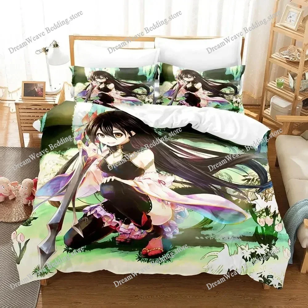 Lord of Vermilion Bedding Set Duvet Cover Bed Set Quilt Cover Pillowcase Comforter King Queen Size Boys Adult Bedding Set741