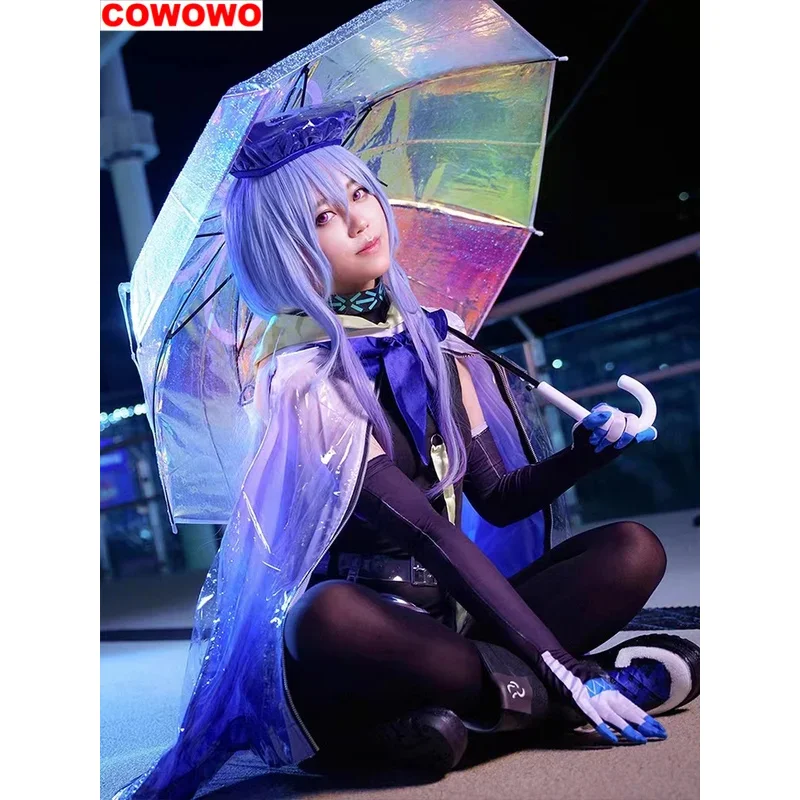 2025 11 Arknights Mizuki Wig Shoe Umbrella Women Men Cosplay Costume Cos Game Anime Party Uniform Hallowen Play Role Clothes Clo