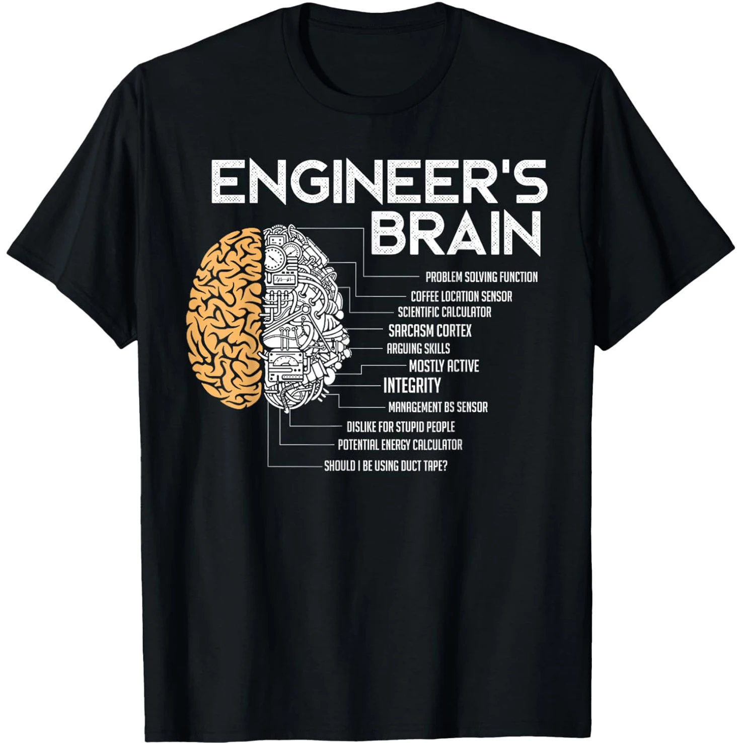 Lustige sarkastische T-Shirts mit Aufschrift „Plz Use it Brain“ für Männer und Frauen, reine Baumwolle, Humor, Streetwear, kurzärmelig, Unisex, lockere Kleidung – Detail 2