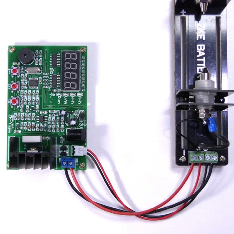 Capacity Tester Holder 4-wire 5A-10A Terminal Wiring Battery Test Stand for 32650,18650,26650,32700 AA, AAA Battery держатель