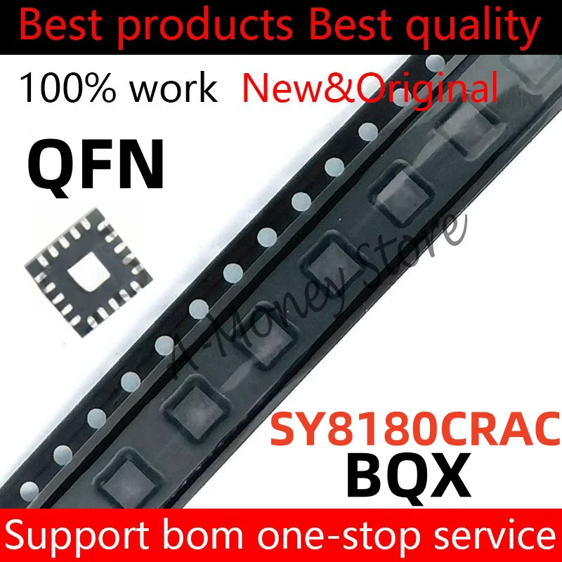 

(2-10pcs)BQX7 BQX SY8180C BQX7CZ SY8180CRAC QFN-20