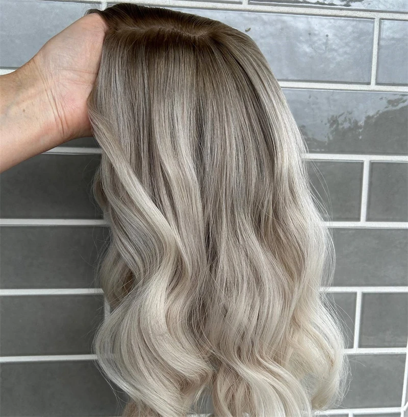 خصلات الشعر المستعار الإنسان جذور الرماد البلاتين الأبيض شقراء الدانتيل الباروكات الأمامية للنساء الشعر البرازيلي HD أعلى شعر مستعار الدانتيل غلويليس الباروكات الحقيقية