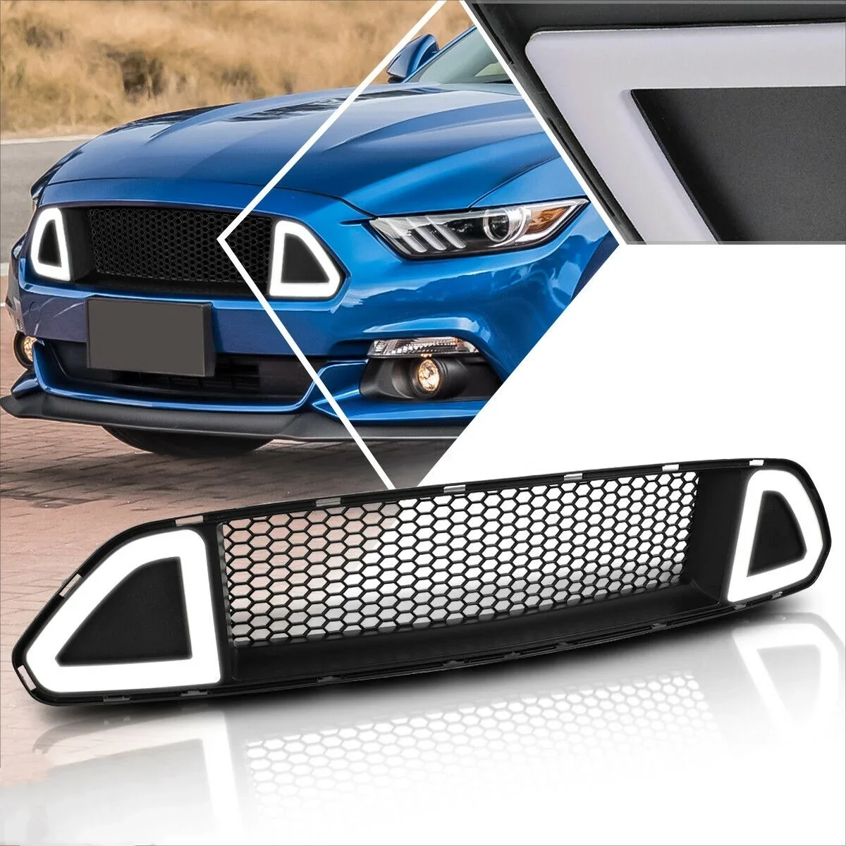 

Factory Hot Selling Wholesale Car Grilles provide customization service front grilles of 2013-2014 mustang other auto
