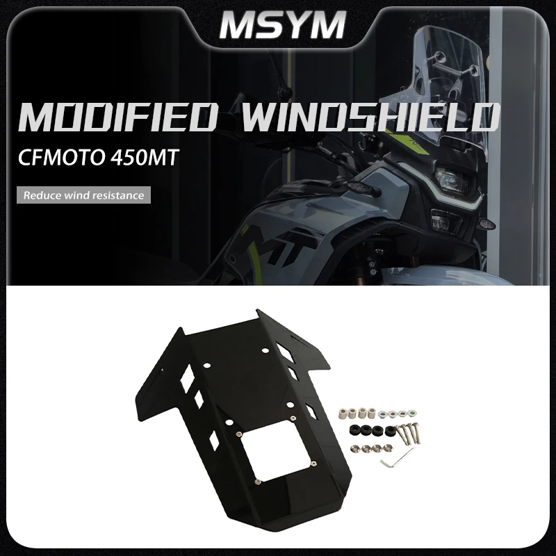 

For CFMOTO 450MT 450 MT 450 mt 450mt Motorcycle Screen Windscreen Windshield Deflector Protector