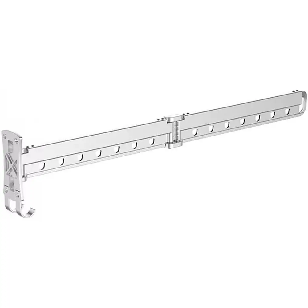 

Настенная складная сушилка для одежды, серебристая, 104,6 см x 18 см x 8,4 см