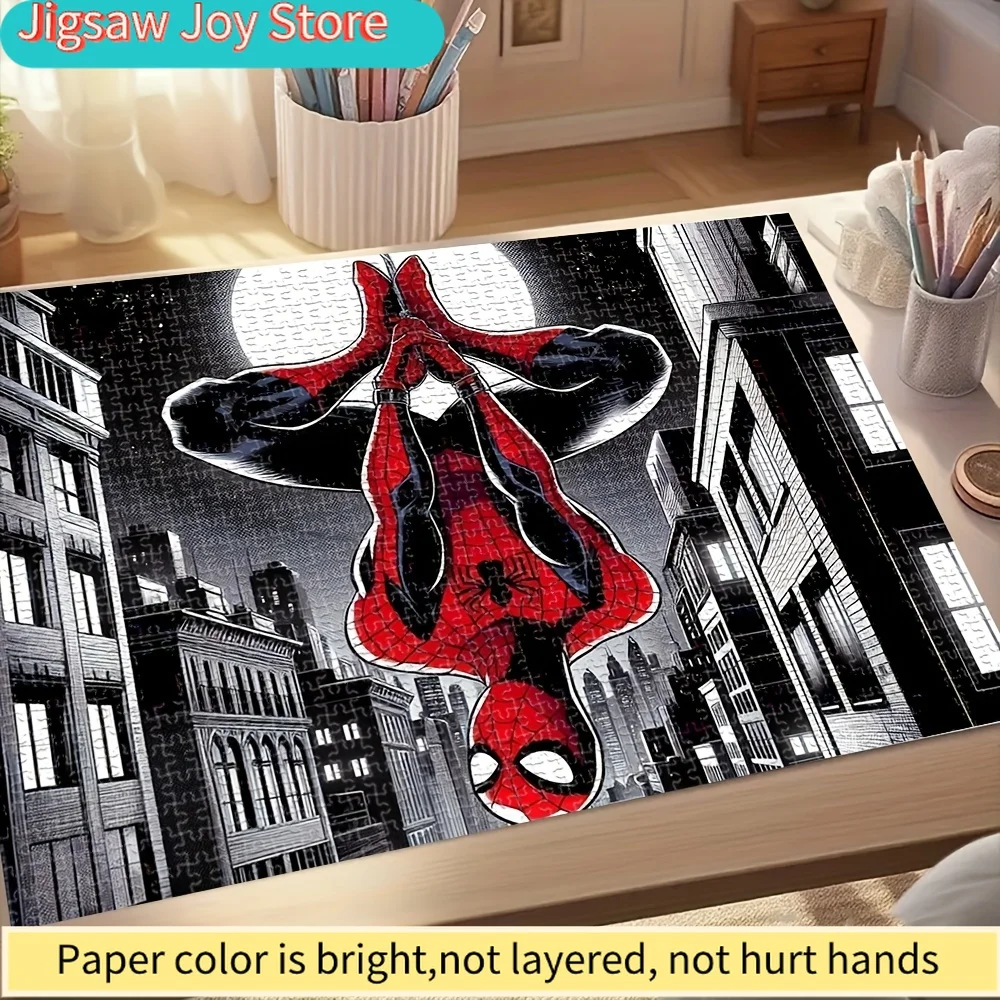 

Marvel 'Spider-Man',Puzzle, Miniature Creative Toy, Suitable for Fun Family Games, Stylish Leisure, Wall Decoration, Ideal fo