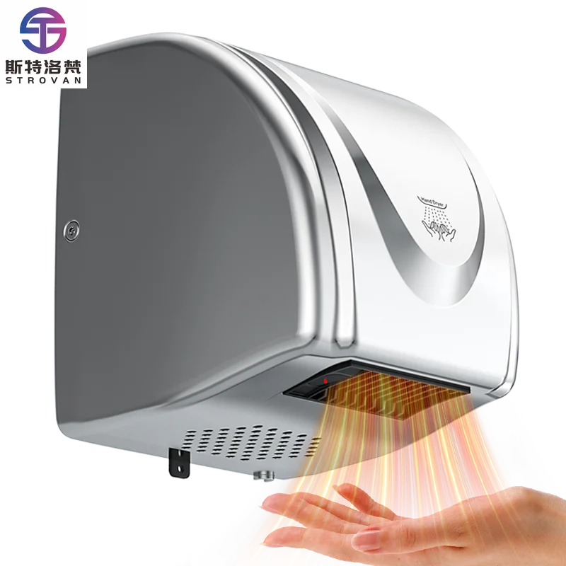 

STLF DWJ Wholesale New Manual Wall Mounted Hand Dryer Custom Logo Sensor Electric High Speed Hand Dryer for Bathroom and Toilet