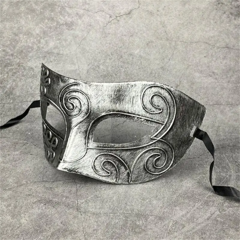 قناع نصف وجه H9ED للرجال، قناع تنكر، قناع حفلات الهالوين، قناع ماردي جراس للنادي