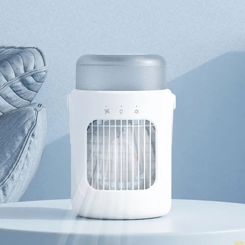 A0NCエアコンファン3スピードオプションテーブルファンホームオフィスに最適