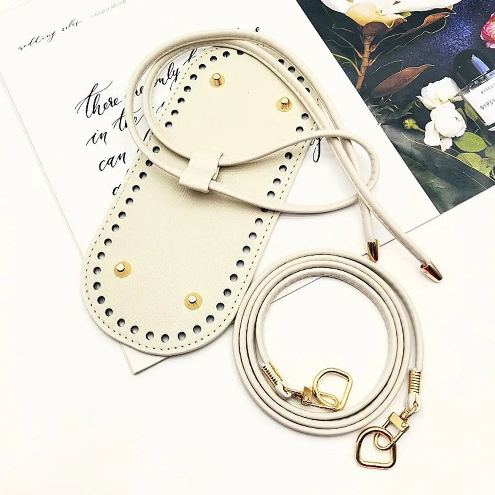 

3 шт./компл., модная длинная сумка из искусственной кожи, дно ручной работы «сделай сам», вязаная сумка, сумка, материал сумки