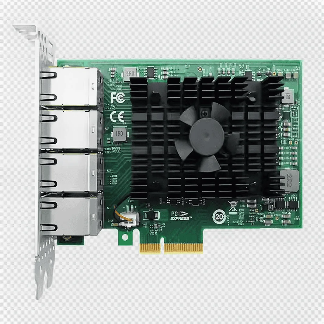 Eight port gigabit network card PCIEX4 gigabit eight port I350-T8 network card