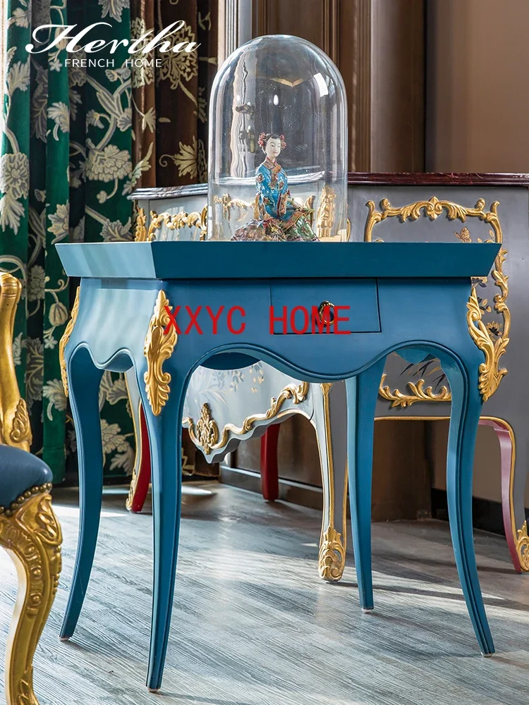 

Gilding Carved Solid Wood Corner Table Beech Original