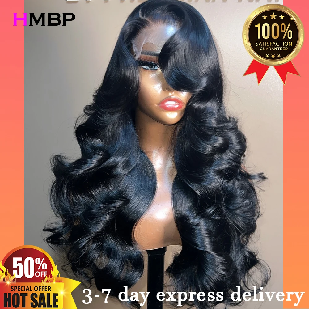 

Body Wave Blue Black 360/13x6 HD Lace Front Wig Glueless Lace Wig Human Hair Wear And Go Pre Plucked Lace Frontal Wigs For Women