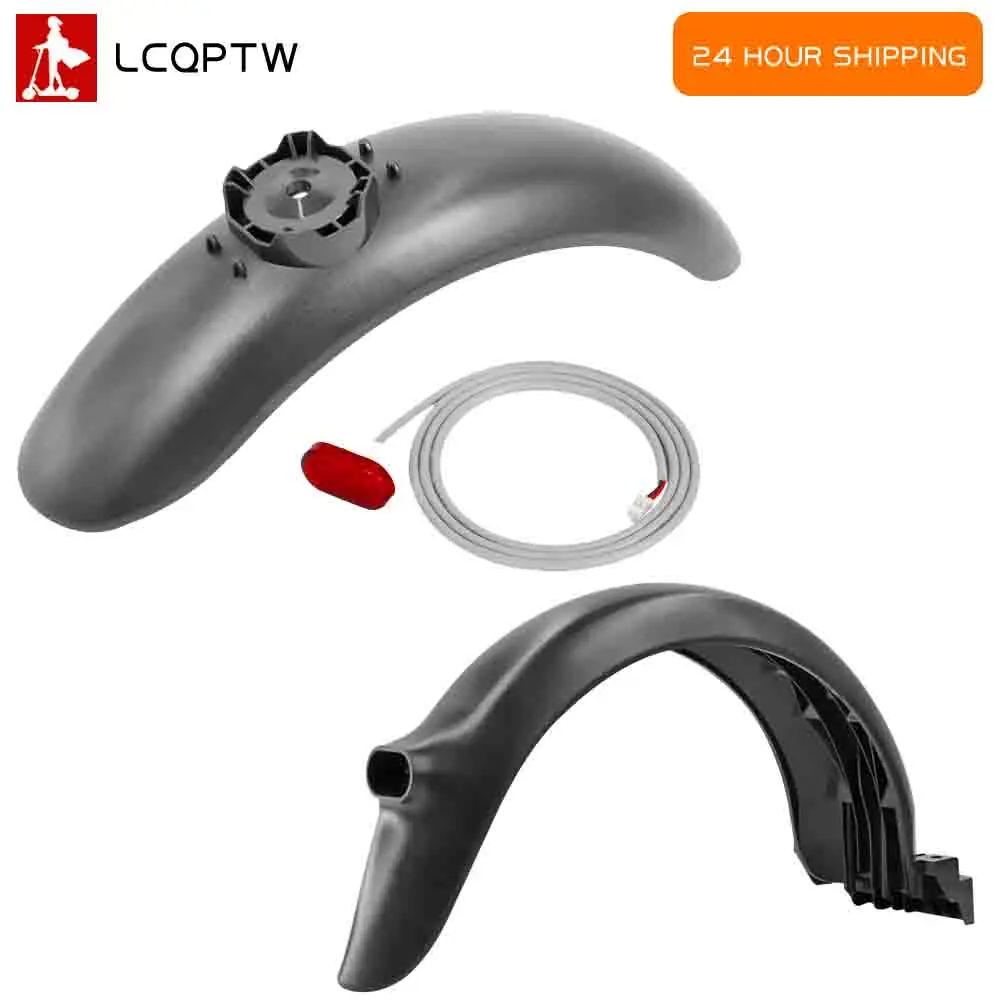 

Комплект передних и задних крыльев для электрического скутера Ninebot F20 F30 F40 F серии, брызговик, задний фонарь, колесо, замена брызговика