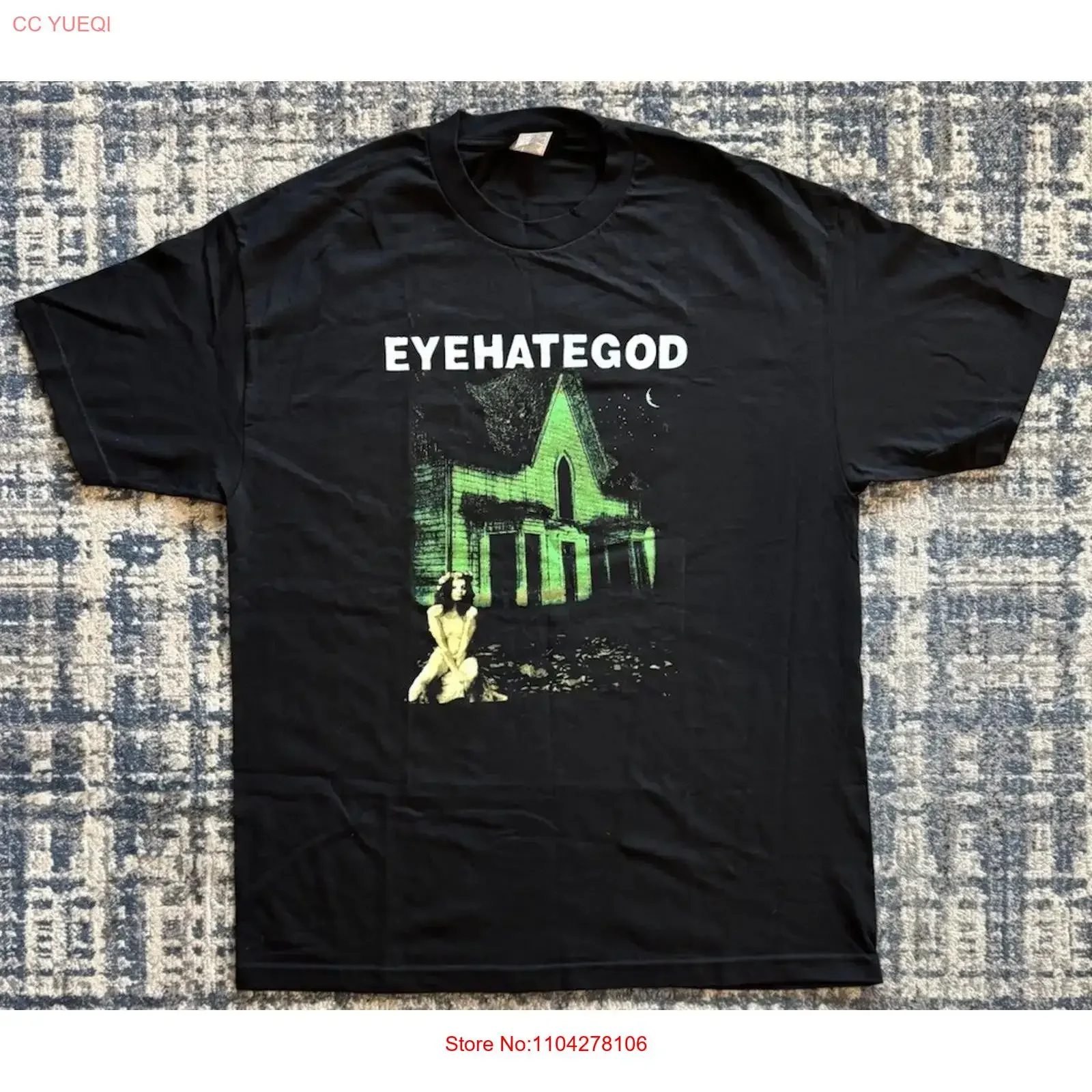 Vintage 2000s Eyehategod In The Name Of Suffering Concert T Shirt XL Crowbar EHG vintage Washed fashion Unisex Versatile Soft