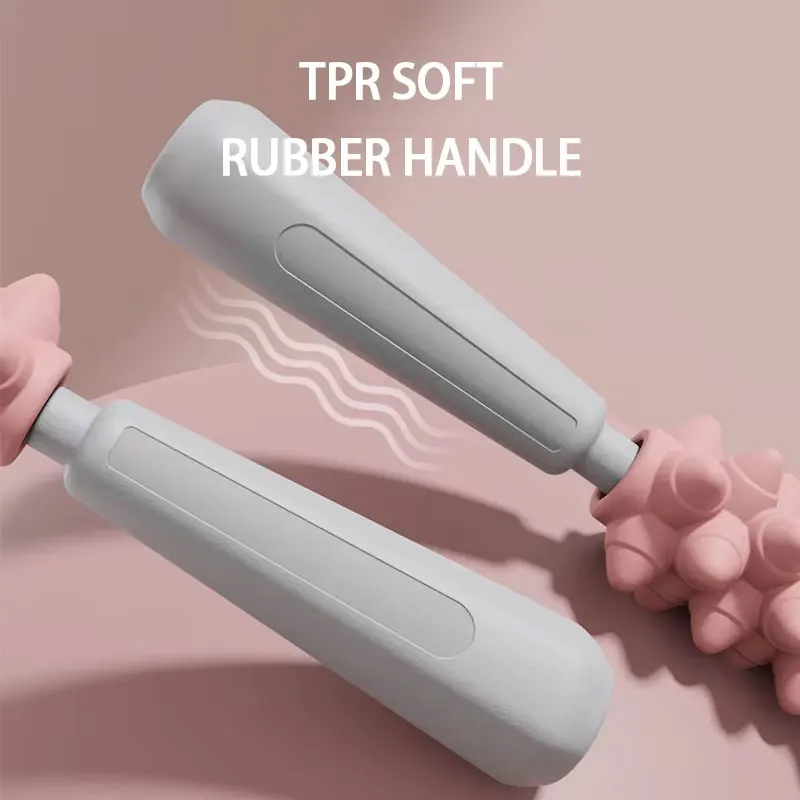 Yoga Massage Stick Yoga Fitness Wolf Teeth Muscles Massage Stick Calves Thighs Quadriceps Arm Forearm Relaxation Artifact Roller