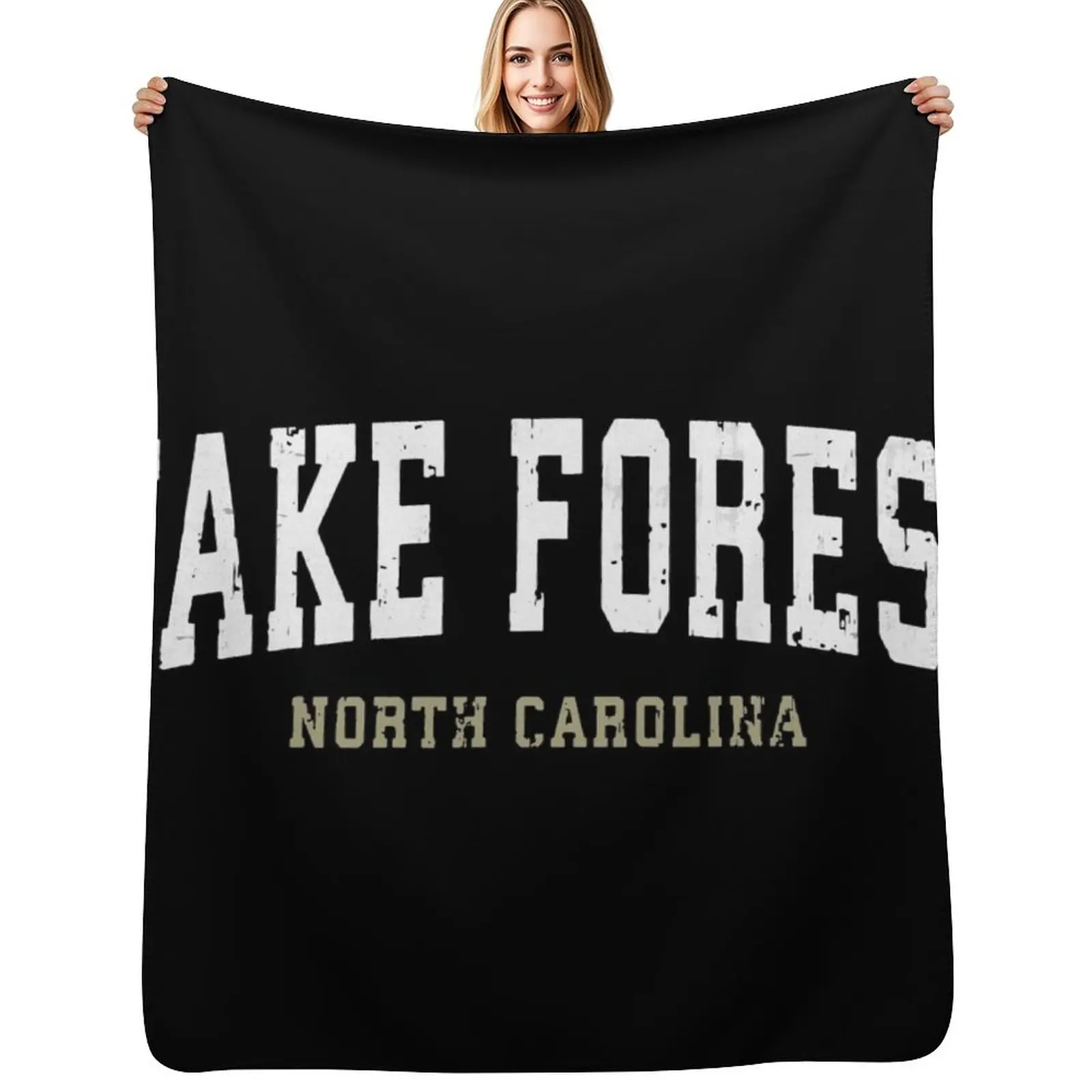 Wake Forest North Throw Blanket Soft Breathable Blanket for Night Sleeping