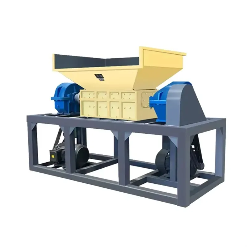 2027 Double Shaft Shredder 600 Plastic Waste Shredder Machine