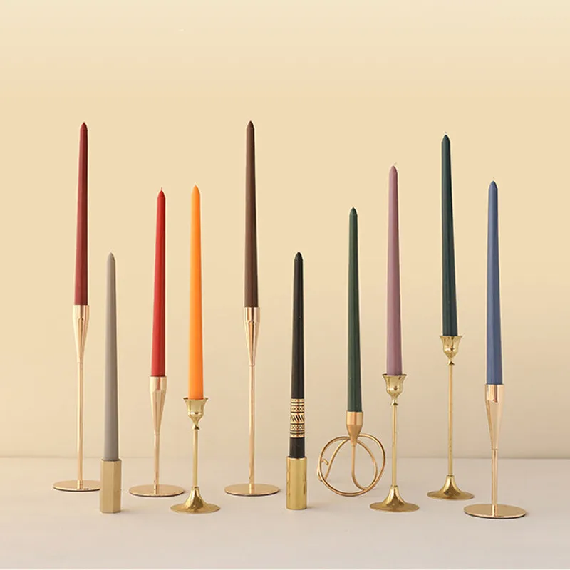 4 قطعة مأدبة الزفاف طويل القامة شموع مستدقة-30 سنتيمتر غير المعطرة عشاء شمعة-شمع البارافين مع القطن الفتائل 3-5 ساعة حرق الوقت