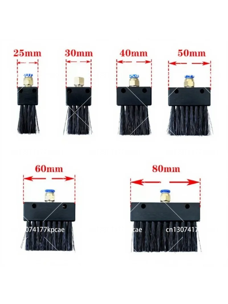 10Pcs Industrial Chain Lubrication Oil Leakage Nylon Oil Brush Guide Rail Escalator Automatic Refueling Brush with 6mm Connector