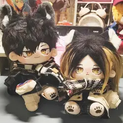 Anime Haikyuu 20Cm Katoenen Gevulde Pop Kawaii Kozume Kenma Kuroo Tetsurou Pluche Poppenspeelgoed Voor Kinderen Volwassenen Verzamelgeschenk