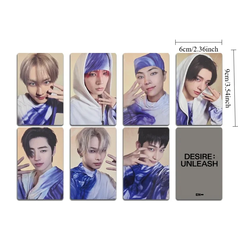 56PCS New ENHYPENS Kpop Anime Album Photocard Collectible Mini Photo Lomo Card Fan Merch Collection Decor Card view 6