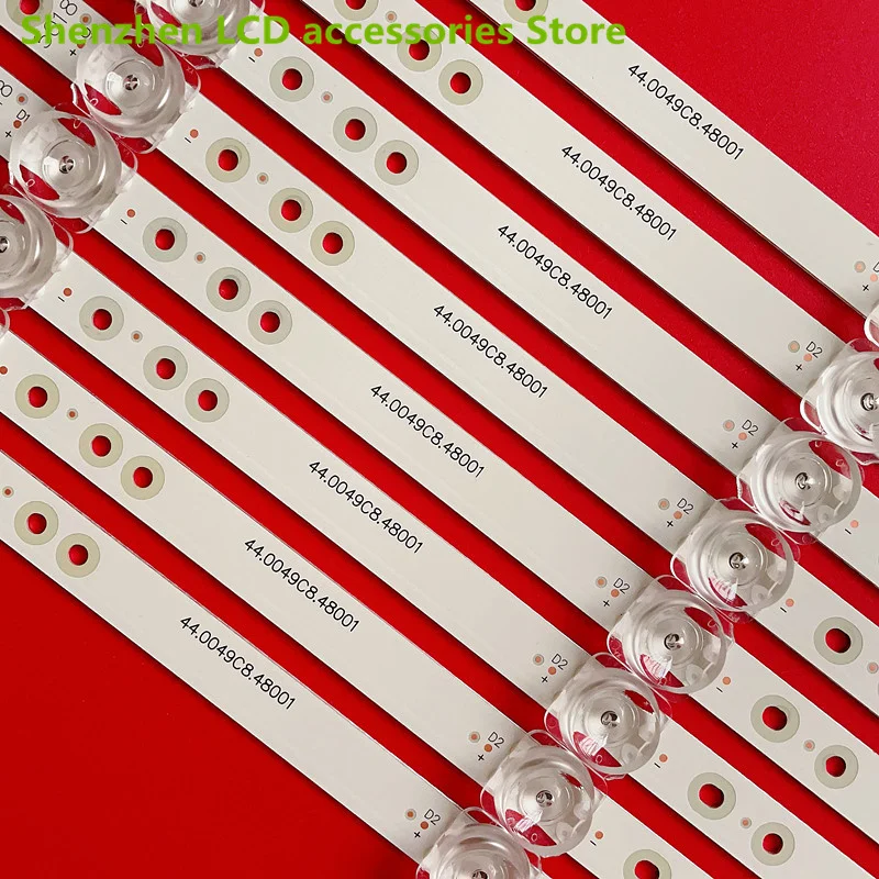 LED backlight for 200626 2.01.D500003 30201038 49C8 50C8 5018 44.0049C8 light bar 100% new