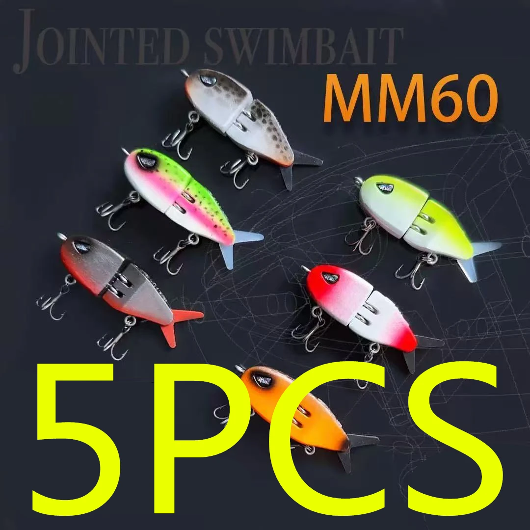 

8033 6 см 6,8 г 5 шт. LURETV Япония Jackall SWING MIKEY 115, новая многосекционная приманка для рыбы, искусственная приманка, многосекционная, красочная рыба