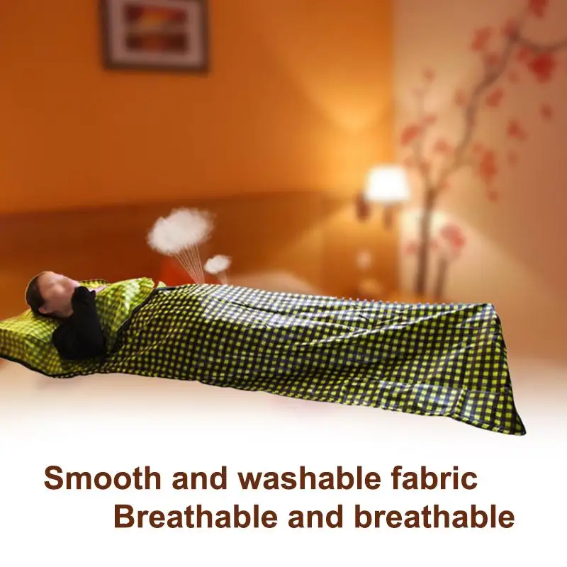 

Travel Sleep Sack Liner, Ultra-Light & Washable Barrier for Hotel Bed Hygiene, Blocks Bed Bugs & Allergens