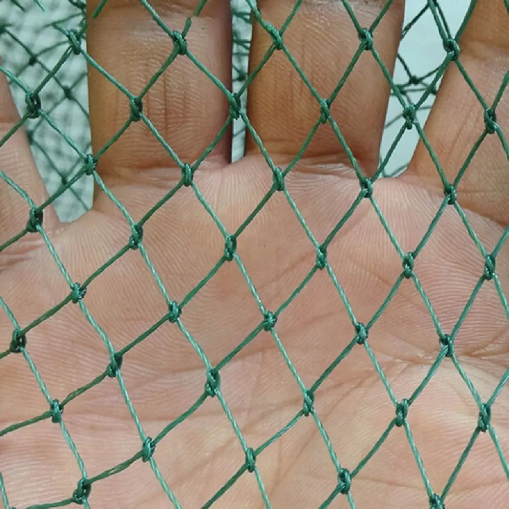 4-strand Wire Fishing Net Strong Load-bearing Capacity No-deformed Folding Fish Bag Bundle Buckle Nylon Fishing Tackle Mesh