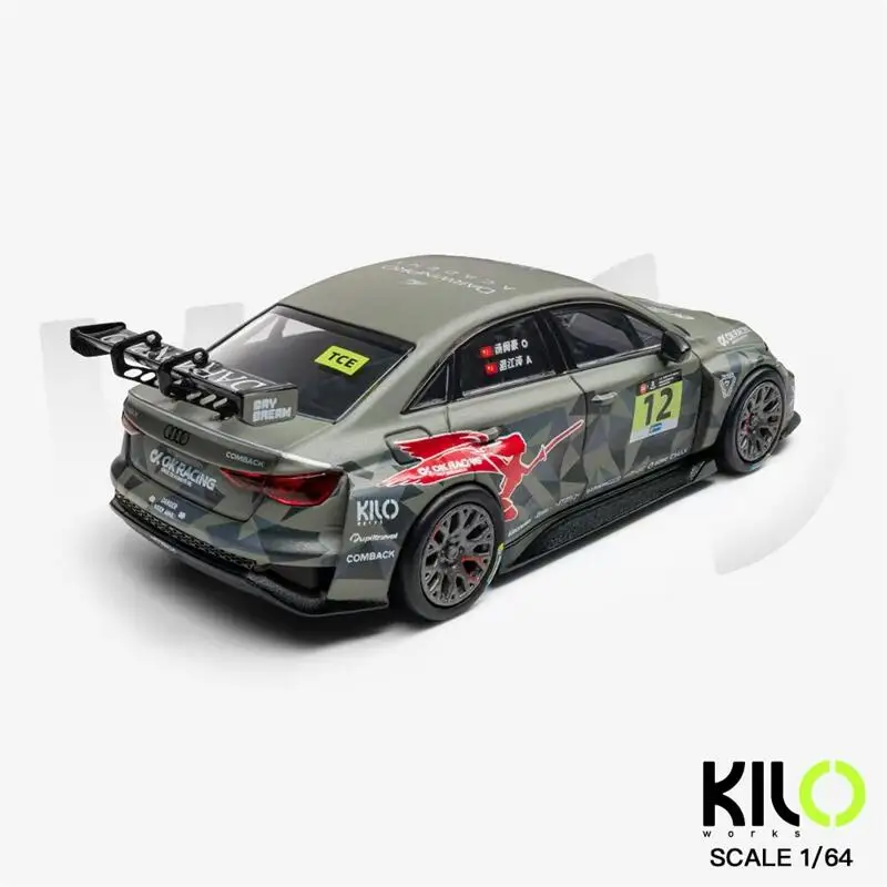 PreSale DarwinPRO x KILOworks 1:64 LMS RS3 TCR Die-Cast Car Model Miniature Gifts