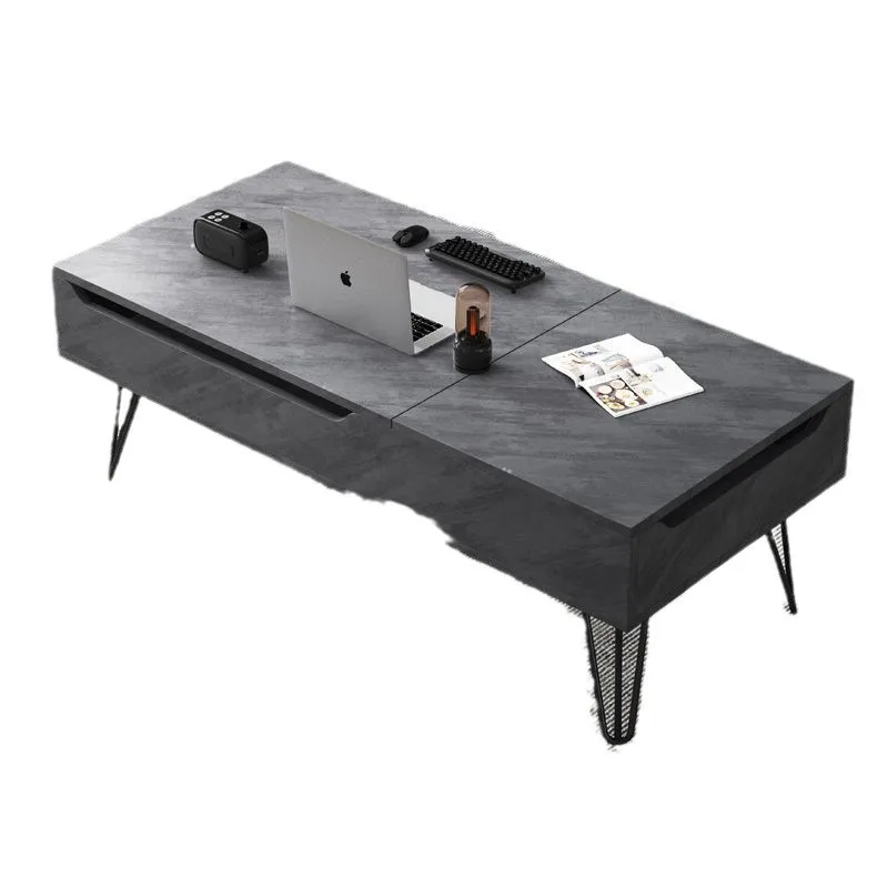 

Multifunctional coffee table dining table dualpurpose small apartment simple Nordic style living room home creative folding