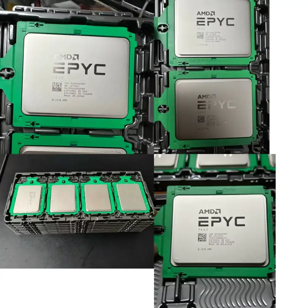

EPYC 7K62 CPU for Server Motherboard Upgrade High Performance Unlocked Processor for Data Center Workstation Computing