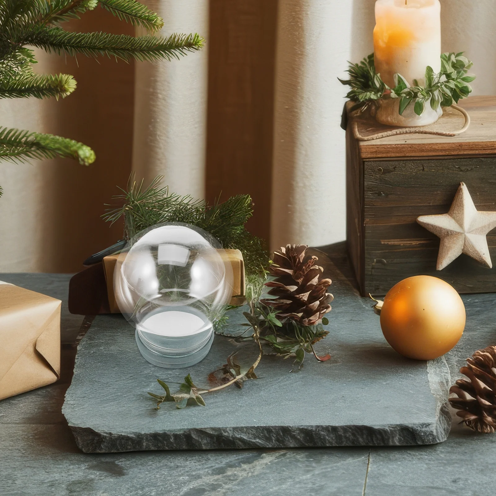 DIY Snow Globe صمم مجموعة أدوات صنع القبة الشفافة الخاصة بك #6