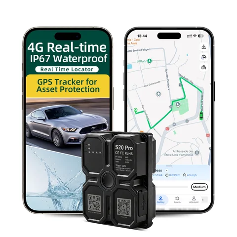4G GPS-трекер для автомобиля с защитой от угона, уличное противоугонное устройство, не требующее установки, с сильным магнитом, устройство для отслеживания с функцией SOS-вызова и сигнализации