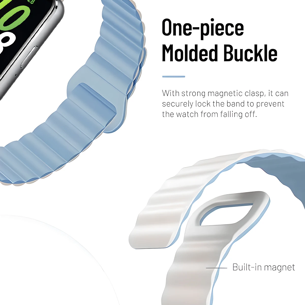 Silicone Magnetic Loop Strap For Samsung Galaxy Fit 3 Watchband Adjustable Bracelet For Samsung Fit 3 Wristband Correa Accessory image 3
