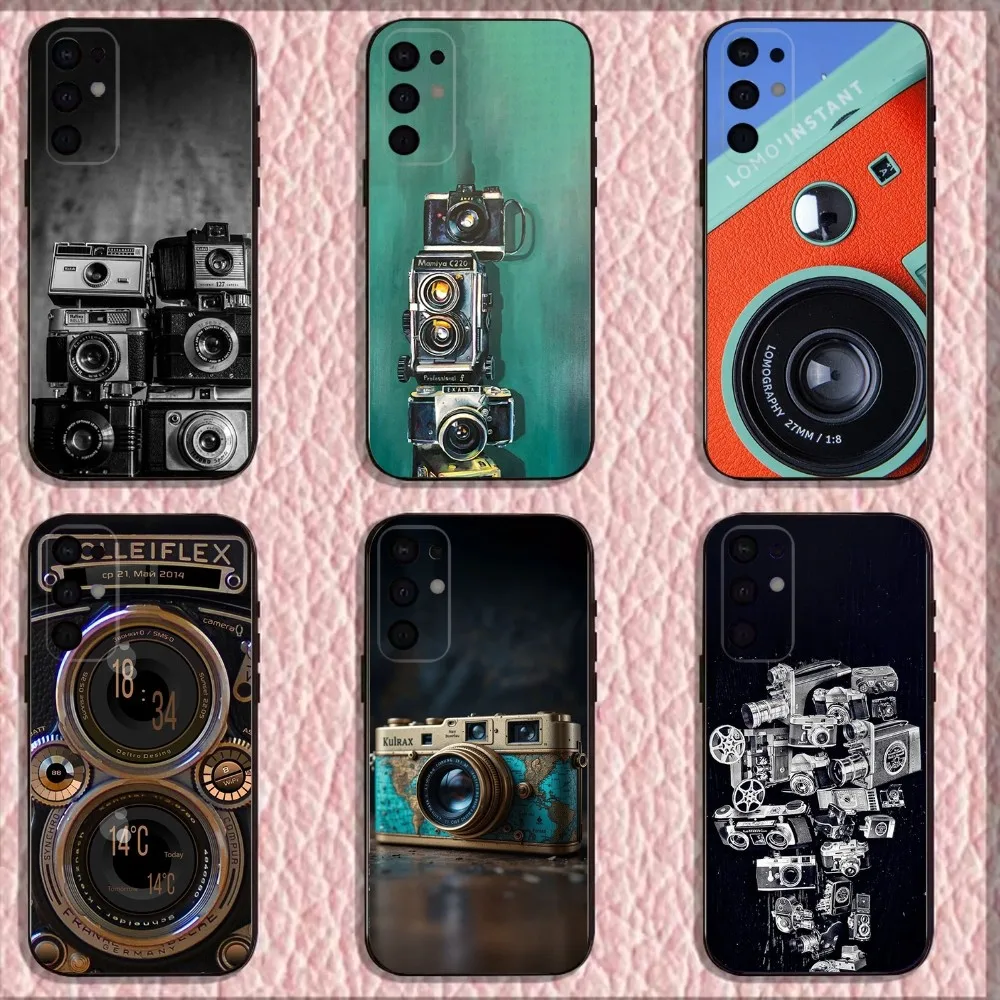 

Retro Camera Vintage Phone Case For Samsung S25,S24,S21,S22,S23,S30,Ultra,S20,Plus,Fe,Lite,Note,10,9,5G Black Cover