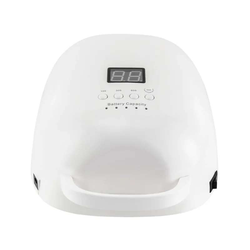 Lampada per unghie professionale a LED UV da 86 W per manicure Macchina per asciugare lo smalto gel wireless con manico Attrezzatura per manicure a luce rossa