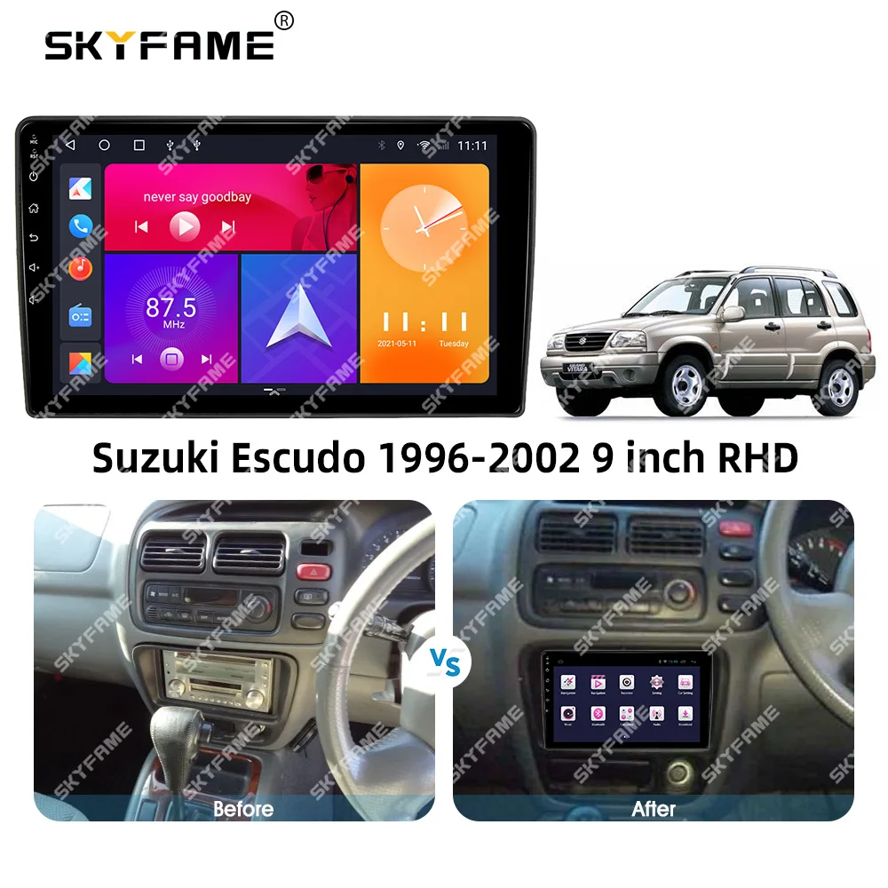 SKYFAME إطار السيارة فآسيا محول Canbus صندوق فك أندرويد راديو داش تركيب لوحة عدة لسوزوكي إسكودو